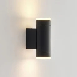 Lindby Yelina utendørs vegglampe fatning oppe/nede| Vegglamper Utendørs