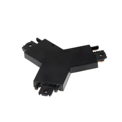 Lindby Y-kobling Lumaro, svart, 7,85 cm, plast New