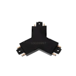 Lindby Y-kobling Lumaro, svart, 7,85 cm, plast New