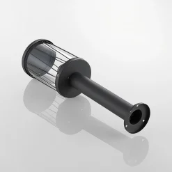 Lindby Yonan sokkellampe, rund, mørk grå, E27 Online