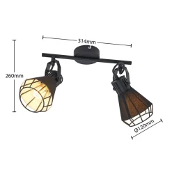 Lindby Yusei spot, 2 lyskilder Discount