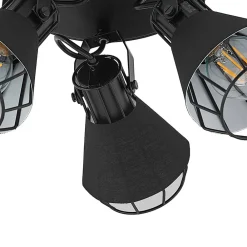 Lindby Yusei spotlight, 3 lyskilder, rund| Spotter I Tak