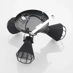 Lindby Yusei spotlight, 3 lyskilder, rund| Spotter I Tak