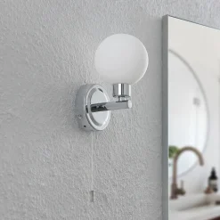 Lindby Zaniba vegglampe, krom Outlet