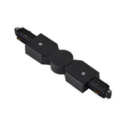 Lindby -kontakt Linaro, svart, justerbar, 1-fase| Skinnesystem