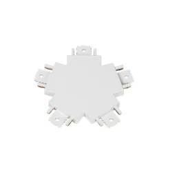 Lindby -kontakt Lumaro, 5-veis, hvit, plast| Skinnesystem