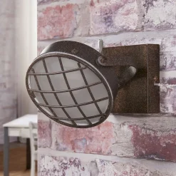 Lindby -spotlight Tamin, rustfarget, 1-lampe, glass, G9| Led-Innendørs|Spotter I Tak