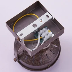 Lindby -spotlight Tamin, rustfarget, 1-lampe, glass, G9| Led-Innendørs|Spotter I Tak