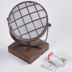 Lindby -spotlight Tamin, rustfarget, 1-lampe, glass, G9| Led-Innendørs|Spotter I Tak