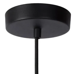 Lucide Lionel pendellampe med skjerm av metallstiver