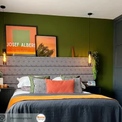 Lucide Lionel pendellampe med skjerm av metallstiver