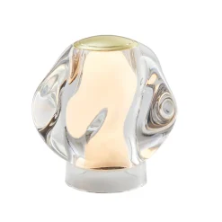 LOOM DESIGN LED-bordlampe Ice Ball gullfarget Ø 10,5 cm| Bordlamper