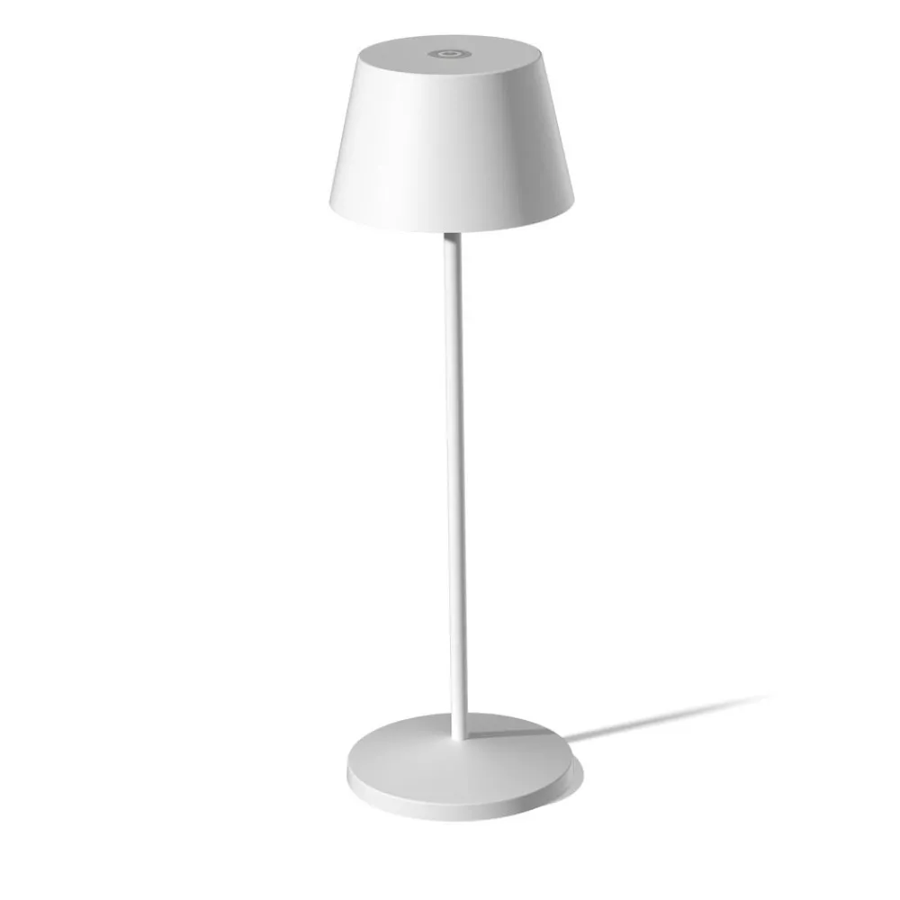 LOOM DESIGN LED-terrasselampe Modi, hvit 36 cm CCT| Terrassebelysning