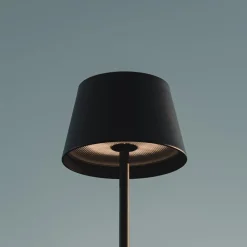 LOOM DESIGN oppladbar LED-gulvlampe Modi, CCT, RGB, svart| Terrassebelysning