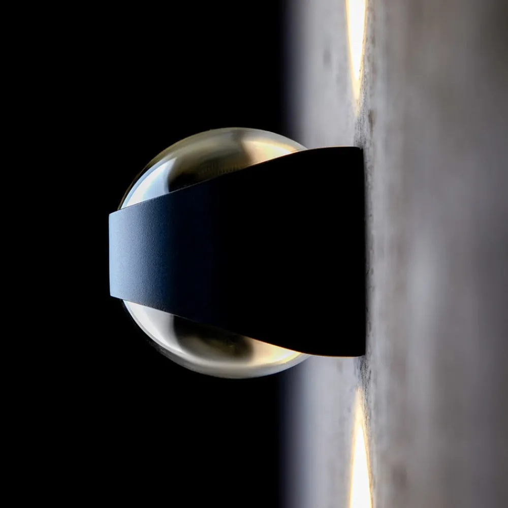 LOOM DESIGN Saga utendørs vegglampe opp/ned svart| Led-Utendørs|Terrassebelysning