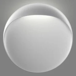 Louis Poulsen LED-vegglampe Flindt, hvit, 2700 K, Ø 20 cm| Vegglamper Utendørs