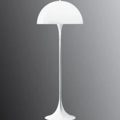 Louis Poulsen Panthella – designgulvlampe, opal| Gulvlamper