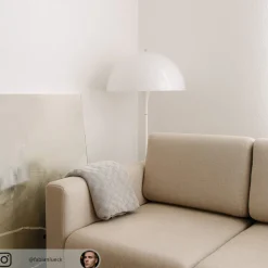 Louis Poulsen Panthella – designgulvlampe, opal| Gulvlamper