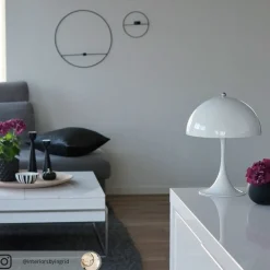 Louis Poulsen Panthella Mini bordlampe hvit| Bordlamper