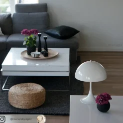 Louis Poulsen Panthella Mini bordlampe hvit| Bordlamper