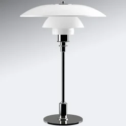 Louis Poulsen PH 3 1/2-2 1/2 bordlampe krom| Bordlamper