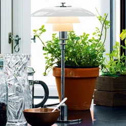 Louis Poulsen PH 2/1 bordlampe forkrommet høylans Sale