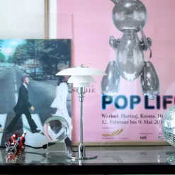 Louis Poulsen PH 2/1 bordlampe forkrommet høylans Sale