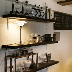 Louis Poulsen PH 2/1 bordlampe forkrommet høylans Sale