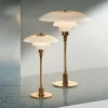 Louis Poulsen PH 2/1 bordlampe messing-hvit Sale