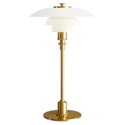 Louis Poulsen PH 2/1 bordlampe messing-hvit Sale