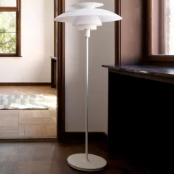 Louis Poulsen PH 80 gulvlampe, hvit| Gulvlamper