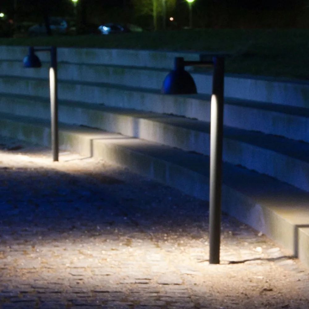 Louis Poulsen Toldbod veilampe, svart| Gatebelysning, Pullert Belysning