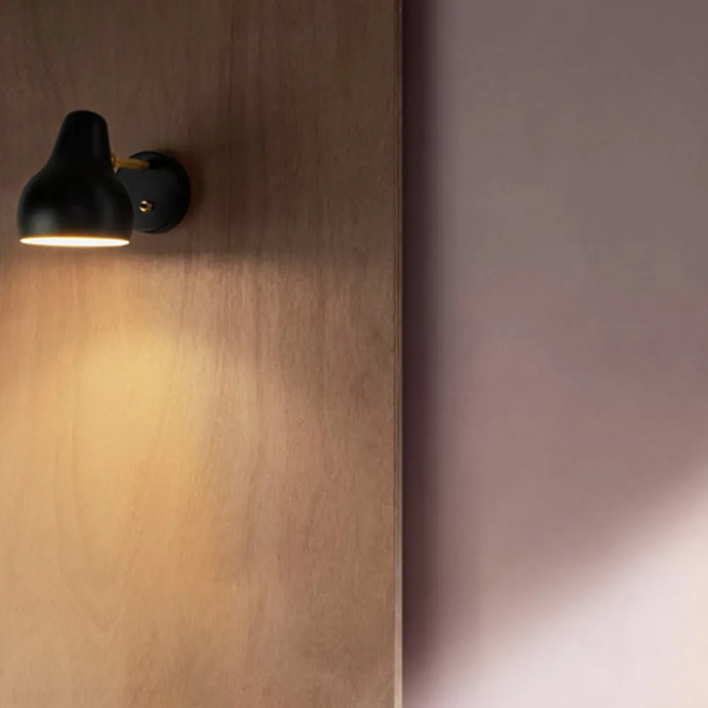 Louis Poulsen VL38 – LED-designvegglampe, svart Discount