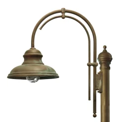 Moretti Luce Luca stolpelampe i antikk kobbermessing 1-lys. Online