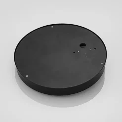 Lucande Andelina vegglampe, rund, svart New