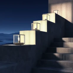 Lucande Annalea sokkellampe, 55 cm, antrasitt, IP54| Sokkellamper Med Sensor|Terrassebelysning