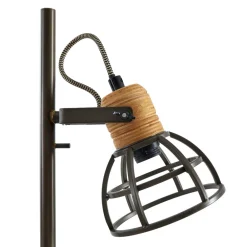 Lindby Lucande Arinthea gulvlampe, 2-lys, svart, stål, E14 Sale