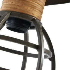 Lindby Lucande Arinthea gulvlampe, 2-lys, svart, stål, E14 Sale