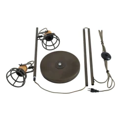 Lindby Lucande Arinthea gulvlampe, 2-lys, svart, stål, E14 Sale