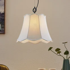 Lucande Binta hengelampe, 1 lyskilde, sølvgrå New