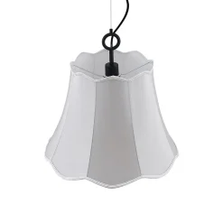 Lucande Binta hengelampe, 1 lyskilde, sølvgrå New