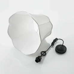 Lucande Binta hengelampe, 1 lyskilde, sølvgrå New