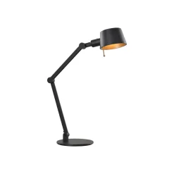Lucande bordlampe Silka, svart, metall, 93,5 cm høy Hot