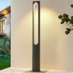 Lucande Dovino LED-lyktestolpe, 150 cm Outlet
