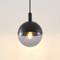 Lucande Dustian pendellampe, glasskule| Pendellamper
