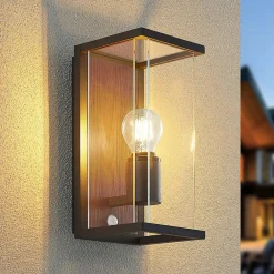 Lucande Elwin vegglampe, 1 lyskilde, sensor Online