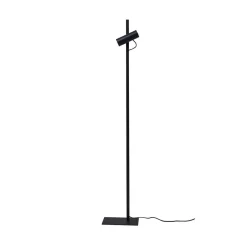 Lucande gulvlampe Lysias, svart, metall, høyde 143,2 cm Online