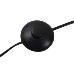 Lucande gulvlampe Visata, svart, glass, 3-lys, stativ| Gulvlamper