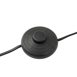 Lucande Helva gulvlampe, 150 cm, hvit/svart, svingbar Clearance