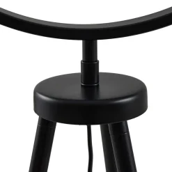 Lucande Helva gulvlampe, 150 cm, hvit/svart, svingbar Clearance